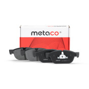 Колодки тормозные дисковые | перед METACO, арт. 3000-466
