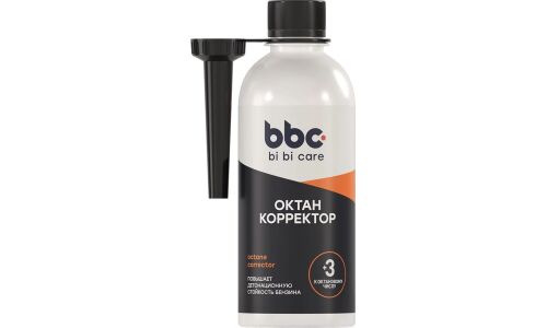 Октан-корректор BiBiCare Octane Corrector, присадка в бензин, снижает расход топлива, бутылка 250мл, арт. 4505