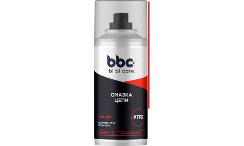 Смазка аэрозольная BiBiCare Chain Lube PTFE, для цепей, с тефлоном, баллон 210мл, арт. 4409