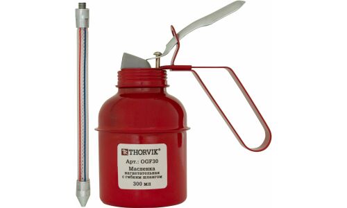 Масленка нагнетательная с гибким шлангом, 300 мл Thorvik, арт. OGF30