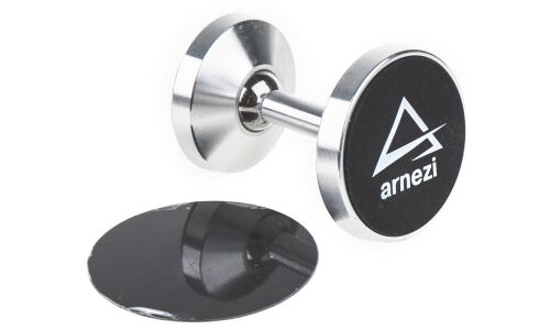 Держатель для телефона Arnezi, на двустороннем скотче, магнитный, поворотный, чёрный, арт. A0602063