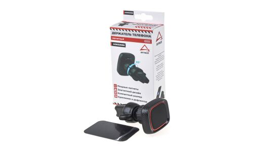 Держатель телефона магнитный в дефлектор / черный ARNEZI, арт. A0602066