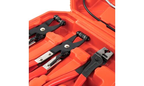 Набор клещей для работы с хомутами, 9пр. в кейсе ARNEZI, арт. R7703500