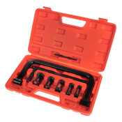 Рассухариватель клапанов универсальный, струбцина, 9пр. в кейсе ARNEZI, арт. R7720015