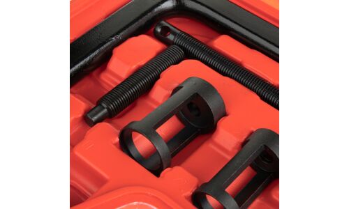 Рассухариватель клапанов универсальный, струбцина, 9пр. в кейсе ARNEZI, арт. R7720015