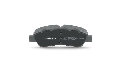 Колодки тормозные дисковые Metaco, передние, комплект на ось (4 шт), арт. 3000-537