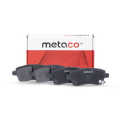 Колодки тормозные дисковые | зад METACO, арт. 3010-361