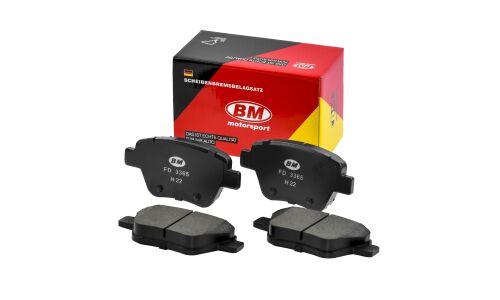 Колодки тормозные дисковые BM, задние, комплект на ось (4 шт), арт. FD 3365