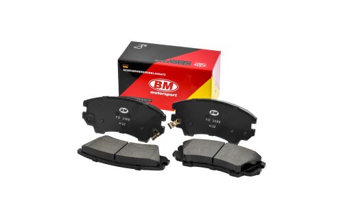 Колодки тормозные дисковые BM, передние, комплект на ось (4 шт), арт. FD 3366