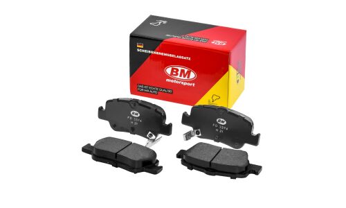 Колодки тормозные дисковые BM, задние, комплект на ось (4 шт), арт. FD 3374