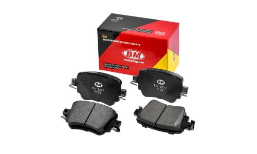 Колодки тормозные дисковые BM, задние, комплект на ось (4 шт), арт. FD 3377