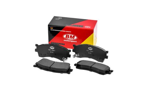 Колодки тормозные дисковые BM, передние, комплект на ось (4 шт), арт. FD 3381