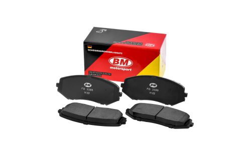 Колодки тормозные дисковые BM, передние, комплект на ось (4 шт), арт. FD 3385