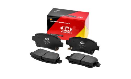 Колодки тормозные дисковые BM, передние, комплект на ось (4 шт), арт. FD 3388