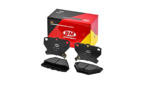 Колодки тормозные дисковые BM, задние, комплект на ось (4 шт), арт. FD 3389