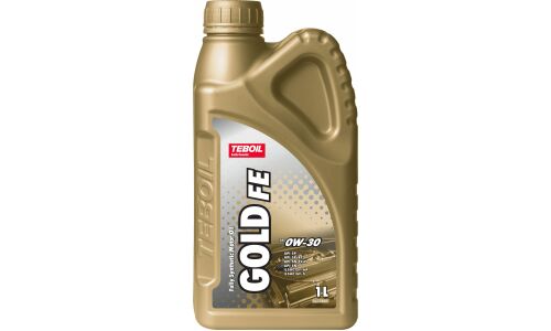 Масло моторное Teboil Gold FE 0w30, синтетическое, API SP RC, ILSAC GF-6A, для бензинового двигателя, 1л, арт. 3468077