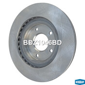 Диск тормозной Krauf, передний, арт. BDZ1046BD
