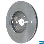 Диск тормозной Krauf, арт. BDZ1140BD