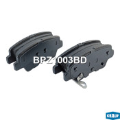 Колодки тормозные дисковые Krauf, комплект на ось (4 шт), арт. BPZ1003BD