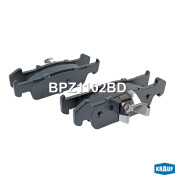 Колодки тормозные дисковые Krauf, комплект на ось (4 шт), арт. BPZ1102BD