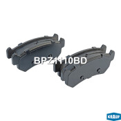 Колодки тормозные дисковые Krauf, комплект на ось (4 шт), арт. BPZ1110BD