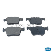 Колодки тормозные дисковые Krauf, комплект на ось (4 шт), арт. BPZ1120BD
