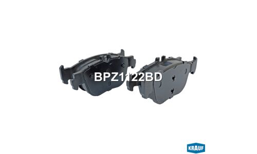 Колодки тормозные дисковые Krauf, комплект на ось (4 шт), арт. BPZ1122BD