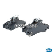 Колодки тормозные дисковые Krauf, комплект на ось (4 шт), арт. BPZ1123BD
