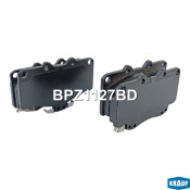 Колодки тормозные дисковые Krauf, комплект на ось (4 шт), арт. BPZ1127BD
