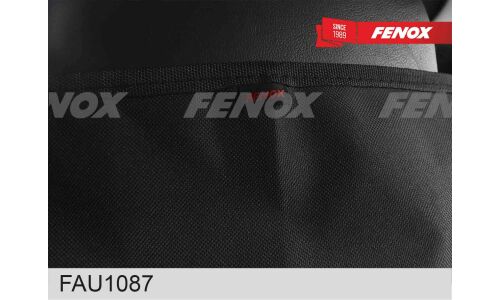 Чехол-накидка Fenox, для заднего ряда (автогамак для животных), оксфорд, черный цвет, 1 предмет, арт. FAU1087