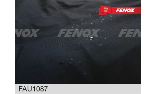 Чехол-накидка Fenox, для заднего ряда (автогамак для животных), оксфорд, черный цвет, 1 предмет, арт. FAU1087