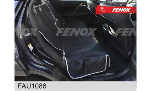 Чехол-накидка Fenox, для заднего ряда, оксфорд, черный цвет, 1 предмет, арт. FAU1086