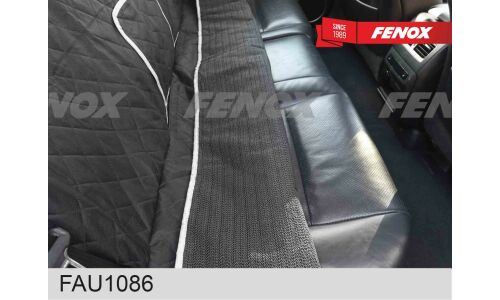Чехол-накидка Fenox, для заднего ряда, оксфорд, черный цвет, 1 предмет, арт. FAU1086