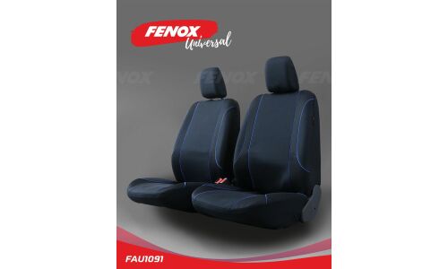 Чехлы Fenox Sport Line, для переднего и заднего ряда, полиэстер, черный цвет, 13 предметов, арт. FAU1091