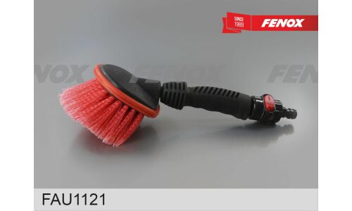 Щетка для мытья Fenox, с насадкой для шланга, длина 31см, ширина ворса 12см, арт. FAU1121
