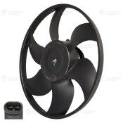 Э/вентилятор охл. для а/м Renault Megane II (03-)/Kangoo I (97-) (без кожуха) Luzar, арт. LFc 0907