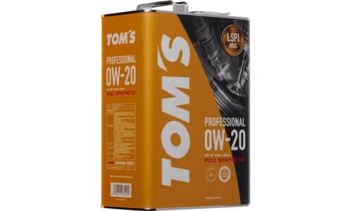 Масло моторное TOM'S Professional 0w20, синтетическое, API SP