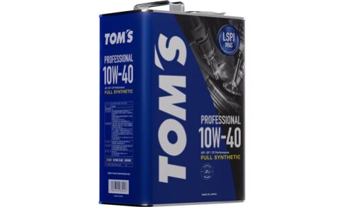 Масло моторное TOM'S Professional 10w40, синтетическое, API SP/CF, универсальное, 4л, арт. 00410-TP140-04