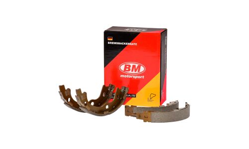 Колодки тормозные барабанные BM, комплект на ось (4 шт), арт. BS 1104