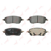 Колодки тормозные дисковые LYNXauto, передние, комплект на ось (4 шт), арт. BD-2234