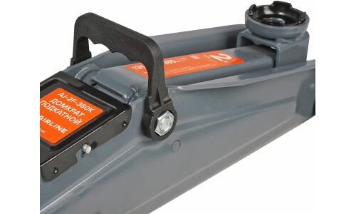 Домкрат гидравлический подкатной Airline, 2000кг, подъём 135–380мм, кейс, арт. AJ-2F-380K