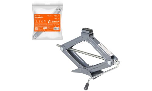 Домкрат винтовой ромбический Airline, 1800кг, подъем 100–410мм, арт. AJ-R-0.8S