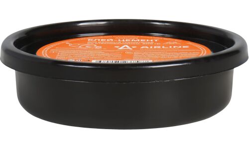 Клей-цемент Airline, для ремонта глушителей, со стекловолокном, термостойкий (до +1100°C), банка 200г, арт. ADGC029