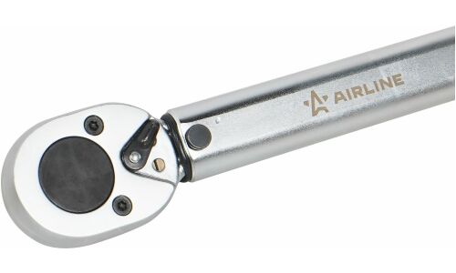 Ключ динамометрический Airline, предельный, 40-210Нм, длина 465мм, под квадрат 1/2,3/8", с кейсом, арт. ATBN009