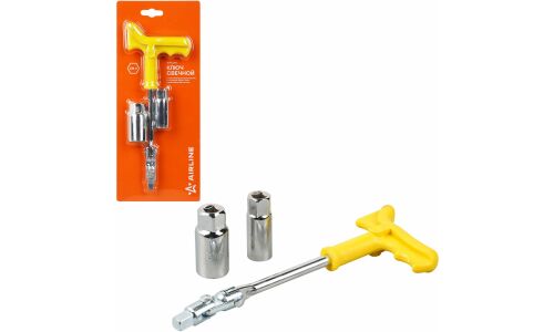 Ключ свечной Airline, Т-образный, 16x21мм, длина 250мм, арт. ATAC041