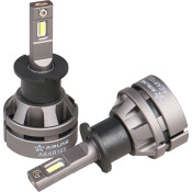 Лампа светодиодная Airline Plus H3 (PK22s, T12), 12В, 28Вт (соответствует 55Вт), 6500К, комплект 2 шт, арт. AEAR103