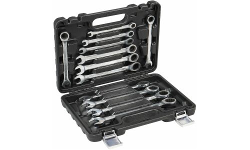 Ключ комбинированный Airline PRO, от 8 до 19мм, с трещоткой, арт. ATAL012