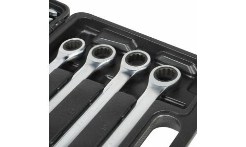 Ключ комбинированный Airline PRO, от 8 до 19мм, с трещоткой, арт. ATAL012