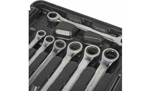 Ключ комбинированный Airline PRO, от 8 до 19мм, с трещоткой, арт. ATAL012