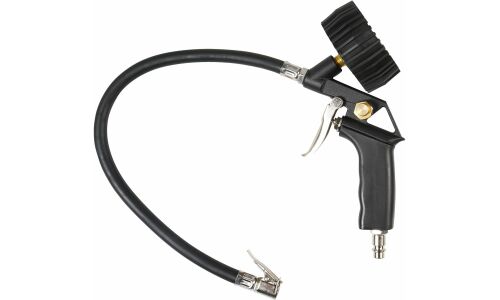 Пистолет для накачки шин Airline ПШ6, с аналоговым манометром до 12атм, штуцер 1/4", арт. ATBU037